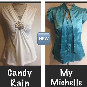 🆕 *Bundle 2 Tops Candy Rain MyMichelle L